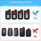 CKC-TOYOTA-H-Z-GM,TOYOTA Zinc Alloy Key Cover with Keychain | Smart Key Fob Protector | Durable Anti-Scratch Metal Case