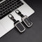 CKC-TOYOTA-H-Z-GM,TOYOTA Zinc Alloy Key Cover with Keychain | Smart Key Fob Protector | Durable Anti-Scratch Metal Case