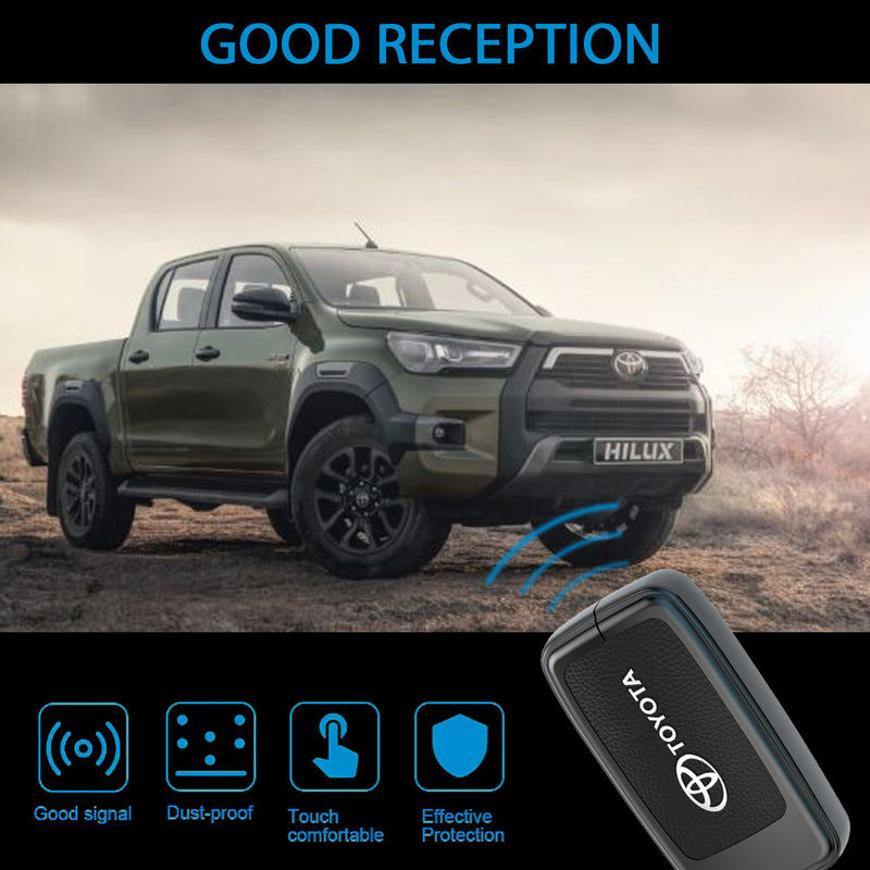 CKC-TOYOTA-H-Z-GM,TOYOTA Zinc Alloy Key Cover with Keychain | Smart Key Fob Protector | Durable Anti-Scratch Metal Case