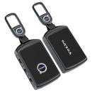 CKC-VOLVO-A-Z-GM,VOLVO Type A Zinc Alloy Key Cover with Keychain | Smart Key Fob Protector | Durable Anti-Scratch Metal Case