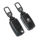 CKC-VW-A-Z-GM,Volkswagen Zinc Alloy Key Cover with Keychain | Smart Key Fob Protector | Durable Anti-Scratch Metal Case