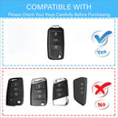 CKC-VW-A-Z-GM,Volkswagen Zinc Alloy Key Cover with Keychain | Smart Key Fob Protector | Durable Anti-Scratch Metal Case