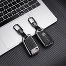 CKC-VW-B-Z-GM,Volkswagen Zinc Alloy Key Cover with Keychain | Smart Key Fob Protector | Durable Anti-Scratch Metal Case