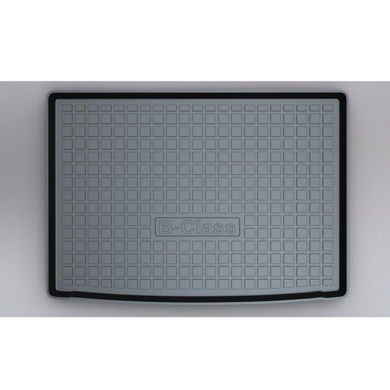CBM-BENZ-B-CLASS-1119, Mercedes-Benz B Class 2011~2019 Heavy Duty Rubber 3D Moulded Car Boot Mat
