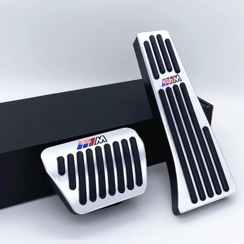CPS-BM-X3-1523-2, Foot Brake Fuel Gas Pedal Cover For BMW F20，1 2 3 4 5 6 7 Series X3 X4 X5 X6 AT
