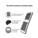 CPS-BM-X3-1523-2, Foot Brake Fuel Gas Pedal Cover For BMW F20，1 2 3 4 5 6 7 Series X3 X4 X5 X6 AT