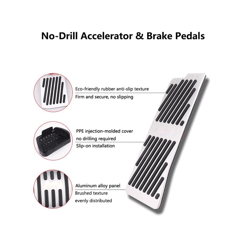 CPS-BM-X3-1523-2, Foot Brake Fuel Gas Pedal Cover For BMW F20，1 2 3 4 5 6 7 Series X3 X4 X5 X6 AT