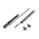 DY2336-400-1D, Soft Close Undermount Drawer Runner, 7/8 Extension,Concealed Slides With 1D handle,400mm