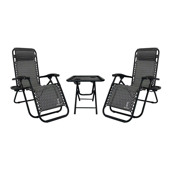 FC-005+, Camping Combo Zero Gravity Folding Chairs With Table