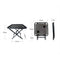 FC-005+, Camping Combo Zero Gravity Folding Chairs With Table