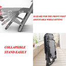 FC-008-BK-W, Multi-Purpose Folding Chair Bed With Massage Roller