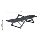 FC-008A-BK-BL, Multi-Purpose Folding Chair Bed