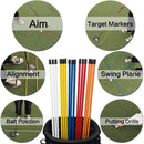 GAS-001, Fiberglass Aligment Sticks For Golf