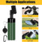 GCC-001, Golf Club Cleaner Brush with Retractable Zip-line Aluminum Carabiner and Squeeze Water Bottle, Holds 4 OZ of Water, Golf Accessories for Men & Woman, Golf Gifts for Men & Woman