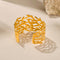 BA-GH1122, Gold Women’s Open Bangle – Stainless Steel Bracelet, Gift for Her