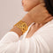 BA-GH1122, Gold Women’s Open Bangle – Stainless Steel Bracelet, Gift for Her