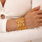 BA-GH1122, Gold Women’s Open Bangle – Stainless Steel Bracelet, Gift for Her