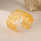 BA-GH1122, Gold Women’s Open Bangle – Stainless Steel Bracelet, Gift for Her