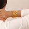 BA-GH1122, Gold Women’s Open Bangle – Stainless Steel Bracelet, Gift for Her