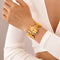BA-GH1123, Elegant Stainless Steel Daisy Open Bangle Bracelet – Women’s Jewelry