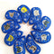 GIH-001, 9 PCS PU Leather Golf Iron Headcovers