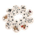 GIH-001, 9 PCS PU Leather Golf Iron Headcovers
