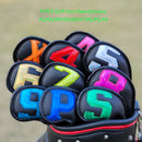 GIH-002, 9 PCS PU Leather Golf Iron Headcovers