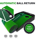 GPT-002, imix Golf Putting Green Mat–Practice Sport Game Indoor & Outdoor,Play at Home, Office, Backyard, Minigolf Training Accessories: Wrinkle Resistance Mat with Holes and Balls Return