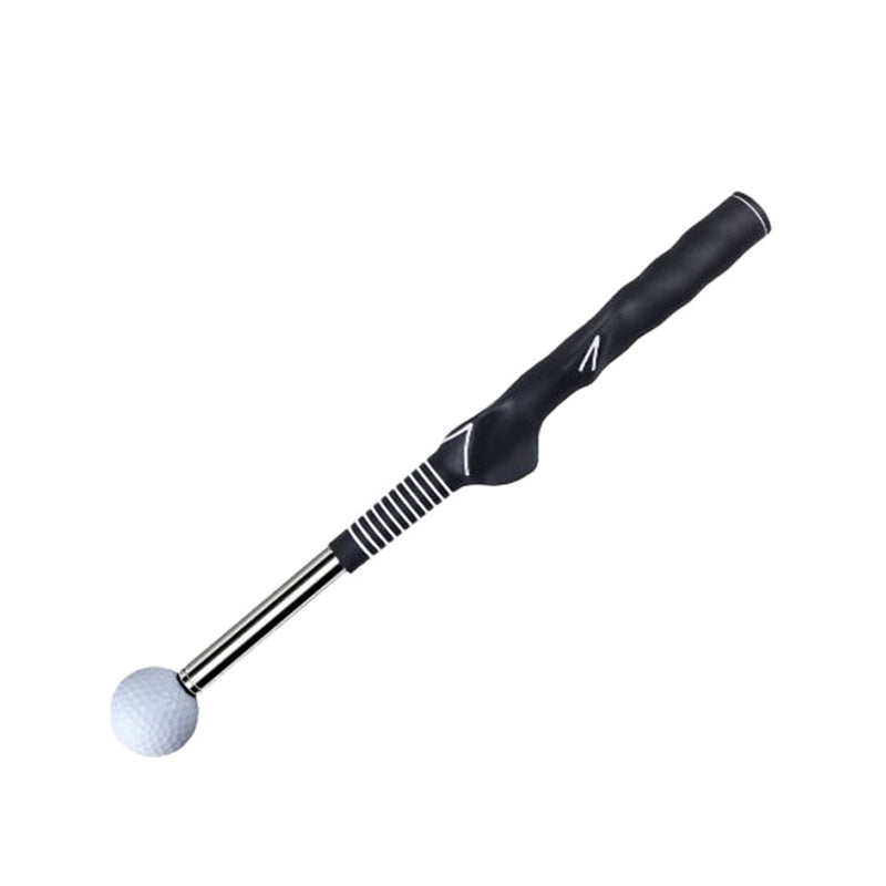 GST-003,Retractable Golf Swing Training Aid,Rhythm Click Sound Warm Up Golf Swing Trainer,Golf Grip Trainer Attachment -Strength & Tempo Training for Chipping Hitting