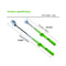 GST-003,Retractable Golf Swing Training Aid,Rhythm Click Sound Warm Up Golf Swing Trainer,Golf Grip Trainer Attachment -Strength & Tempo Training for Chipping Hitting