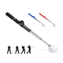 GST-003,Retractable Golf Swing Training Aid,Rhythm Click Sound Warm Up Golf Swing Trainer,Golf Grip Trainer Attachment -Strength & Tempo Training for Chipping Hitting