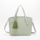 HB-Z9609-10, Braided series Ladies PU Handbag