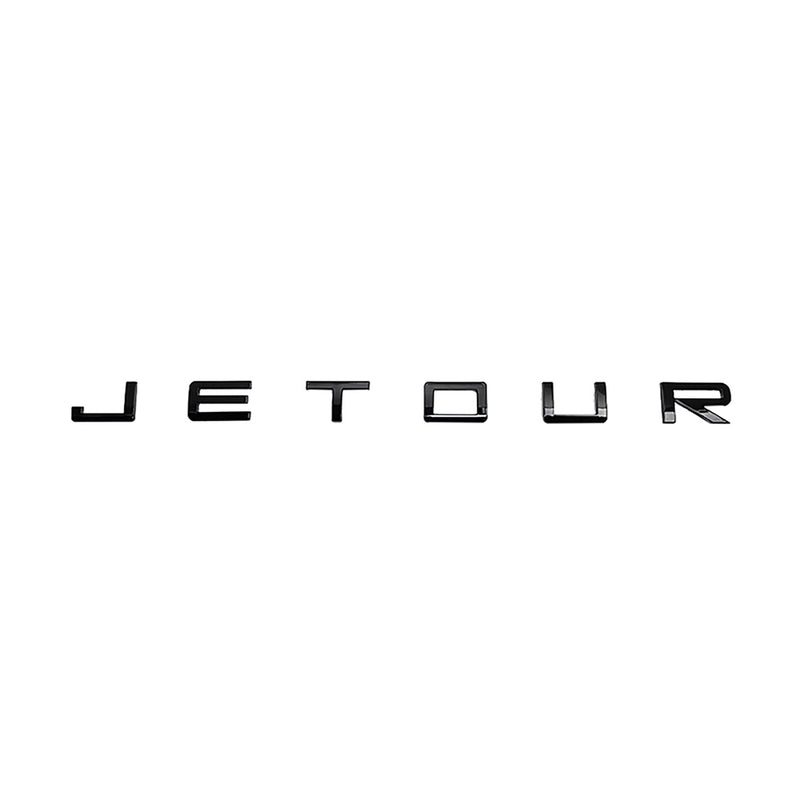 JETOUR-FB-RB, JETOUR Front & Rear Letter Sticker Emblem