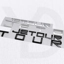 JETOUR-FB-RB, JETOUR Front & Rear Letter Sticker Emblem