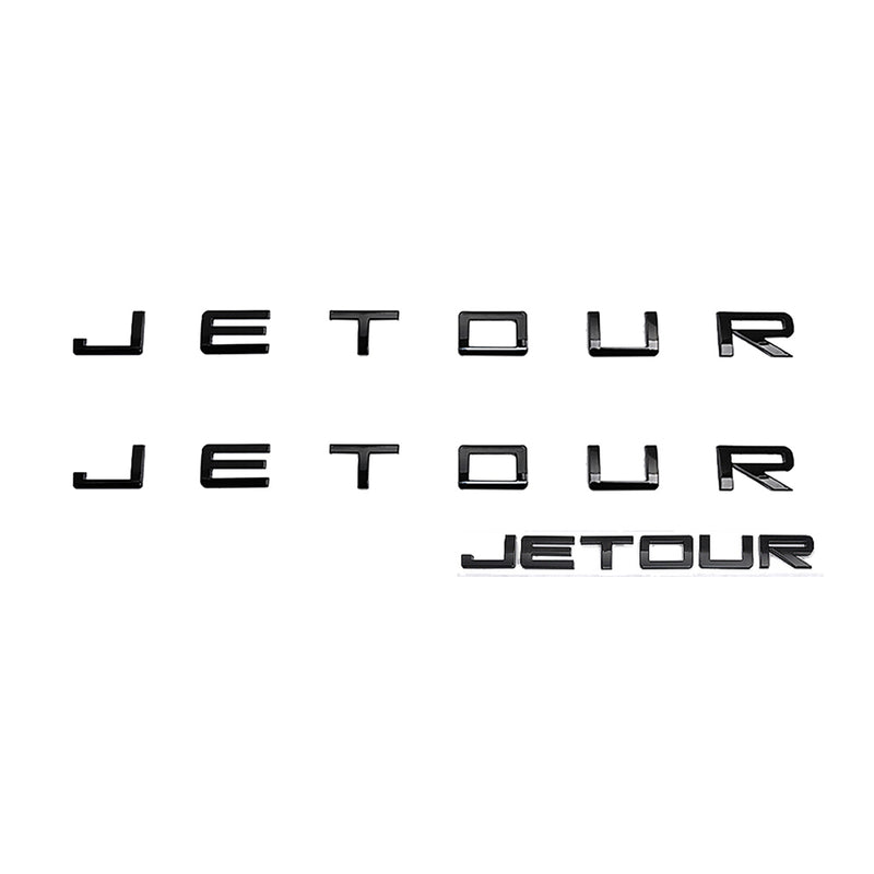 JETOUR-FB-RB, JETOUR Front & Rear Letter Sticker Emblem