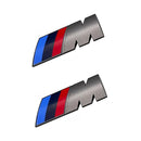 M-BADGE-55X2,  2 PCS M Power Fender Badges For BMW SUV
