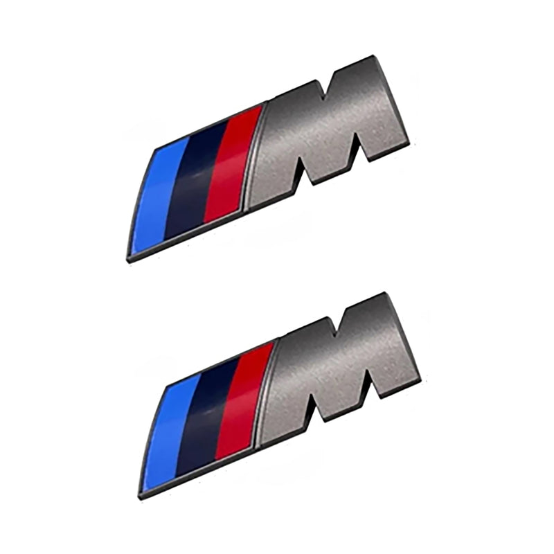 M-BADGE-55X2,  2 PCS M Power Fender Badges For BMW SUV