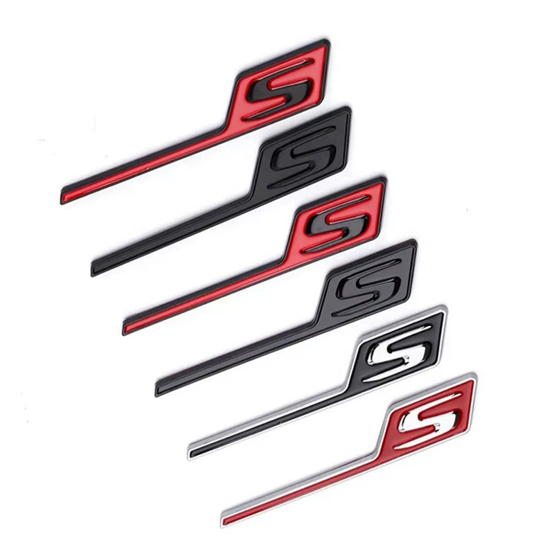 MBZ-FLAG, High Quality ABS MERCEDES-BENZ S 3D Flag Emblem Trunk Emblem Sticker