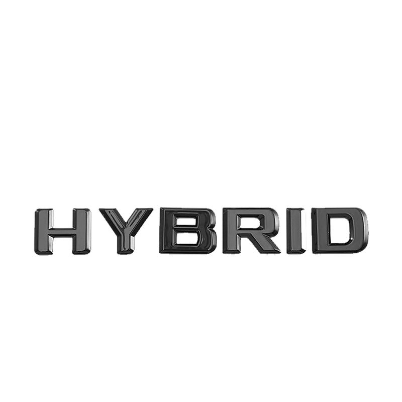 MBZ-HYBRID, High Quality ABS MERCEDES-BENZ  HYBRID Letters Trunk Emblem Sticker