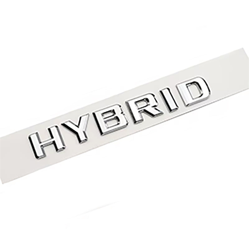 MBZ-HYBRID, High Quality ABS MERCEDES-BENZ  HYBRID Letters Trunk Emblem Sticker