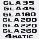 MBZ-A-CLASS-TRUNK LETTERS, High Quality ABS Mercedes-Benz A Class Trunk Letter Emblem Sticker