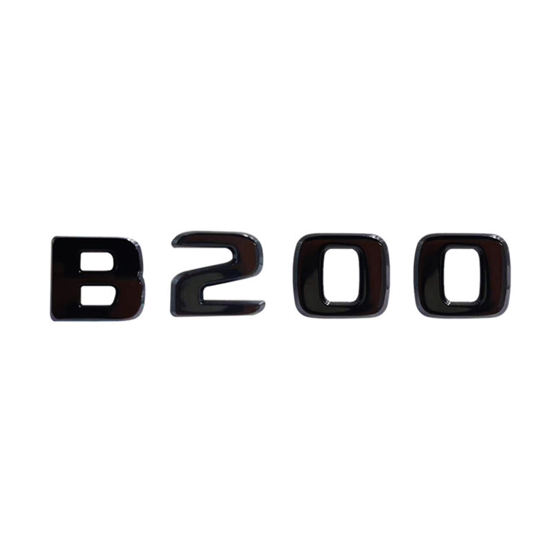 MBZ-B-CLASS-TRUNK LETTERS, High Quality ABS Mercedes-Benz B Class Trunk Letter Emblem Sticker