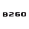 MBZ-B-CLASS-TRUNK LETTERS, High Quality ABS Mercedes-Benz B Class Trunk Letter Emblem Sticker