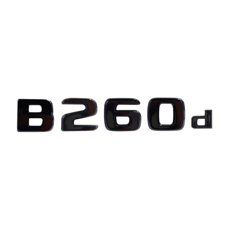 MBZ-B-CLASS-TRUNK LETTERS, High Quality ABS Mercedes-Benz B Class Trunk Letter Emblem Sticker