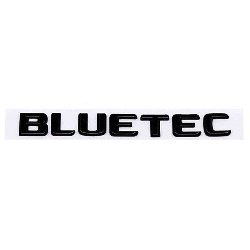 MBZ-BLEUTEC, High Quality ABS MERCEDES-BENZ BLUETEC Letters Trunk Emblem Sticker