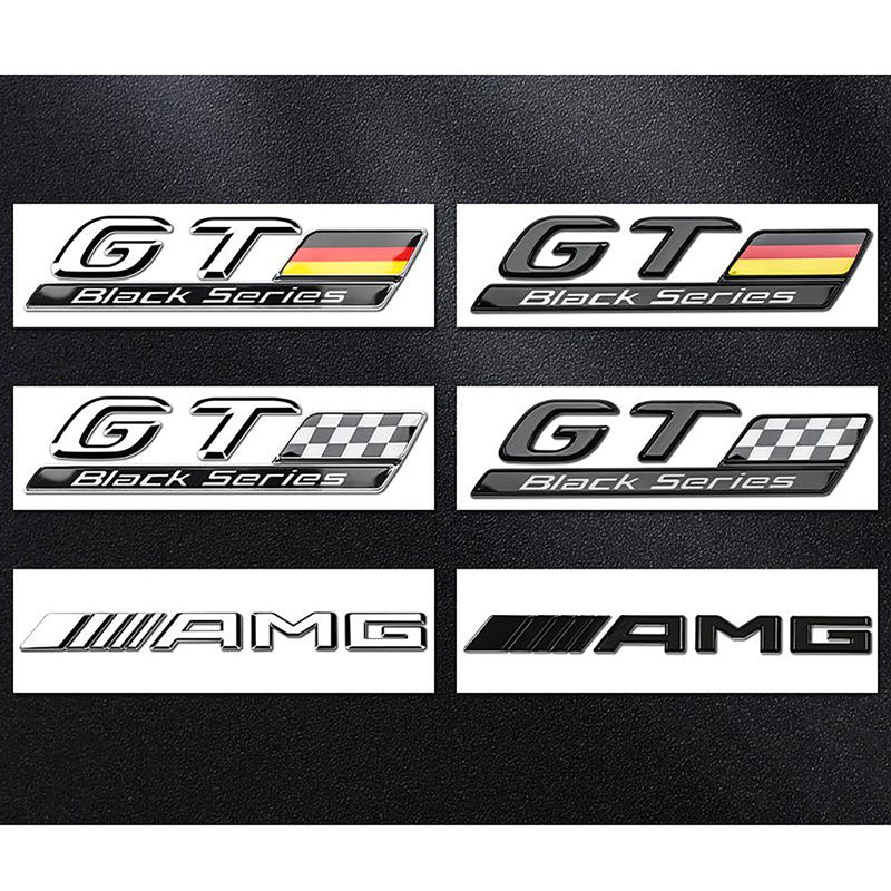 MBZ-BS-GT,GT Black Series/AMG Style ABS Badge for Mercedes–Boot & Fender Mod