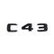 MBZ-C-CLASS-TRUNK LETTERS, High Quality ABS Mercedes-Benz C Class Trunk Letter Emblem Sticker