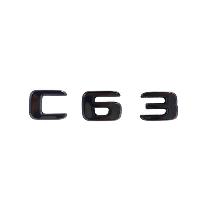 MBZ-C-CLASS-TRUNK LETTERS, High Quality ABS Mercedes-Benz C Class Trunk Letter Emblem Sticker