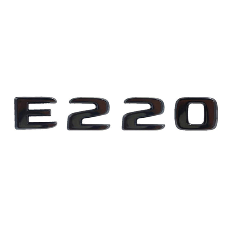 MBZ-E-CLASS-TRUNK LETTERS, High Quality ABS Mercedes-Benz E Class Trunk Letter Emblem Sticker