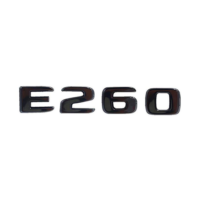 MBZ-E-CLASS-TRUNK LETTERS, High Quality ABS Mercedes-Benz E Class Trunk Letter Emblem Sticker